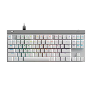Teclado gamer Logitech G515 TKL White Alámbrico RGB