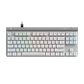Teclado gamer Logitech G515 TKL White Alámbrico RGB - Miniatura 1