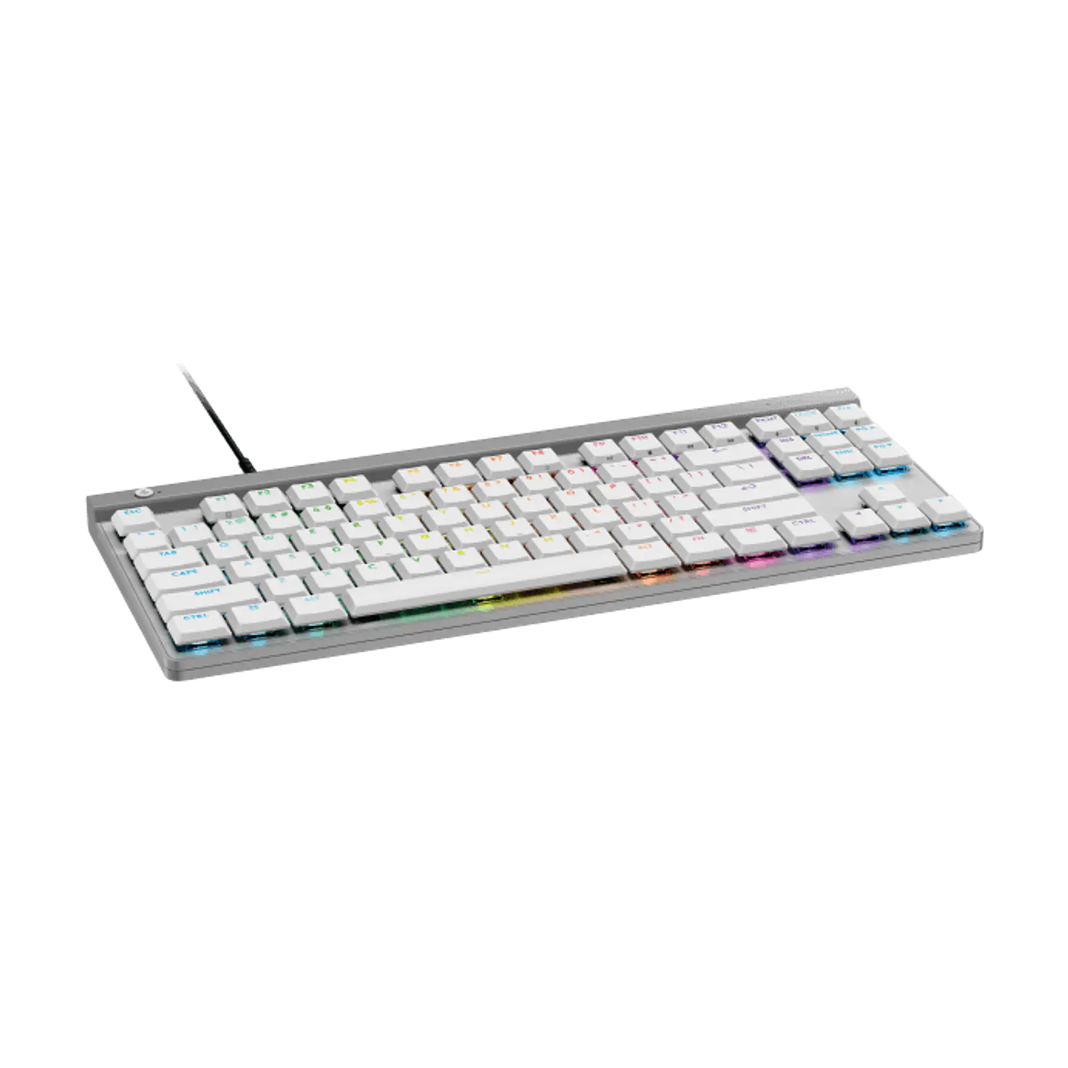 Teclado gamer Logitech G515 TKL White Alámbrico RGB 5