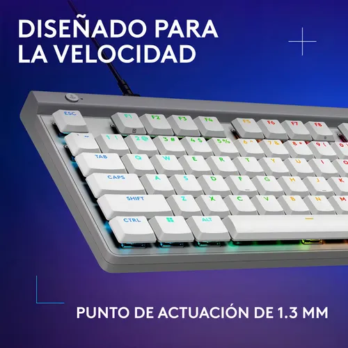 Teclado gamer Logitech G515 TKL White Alámbrico RGB 6