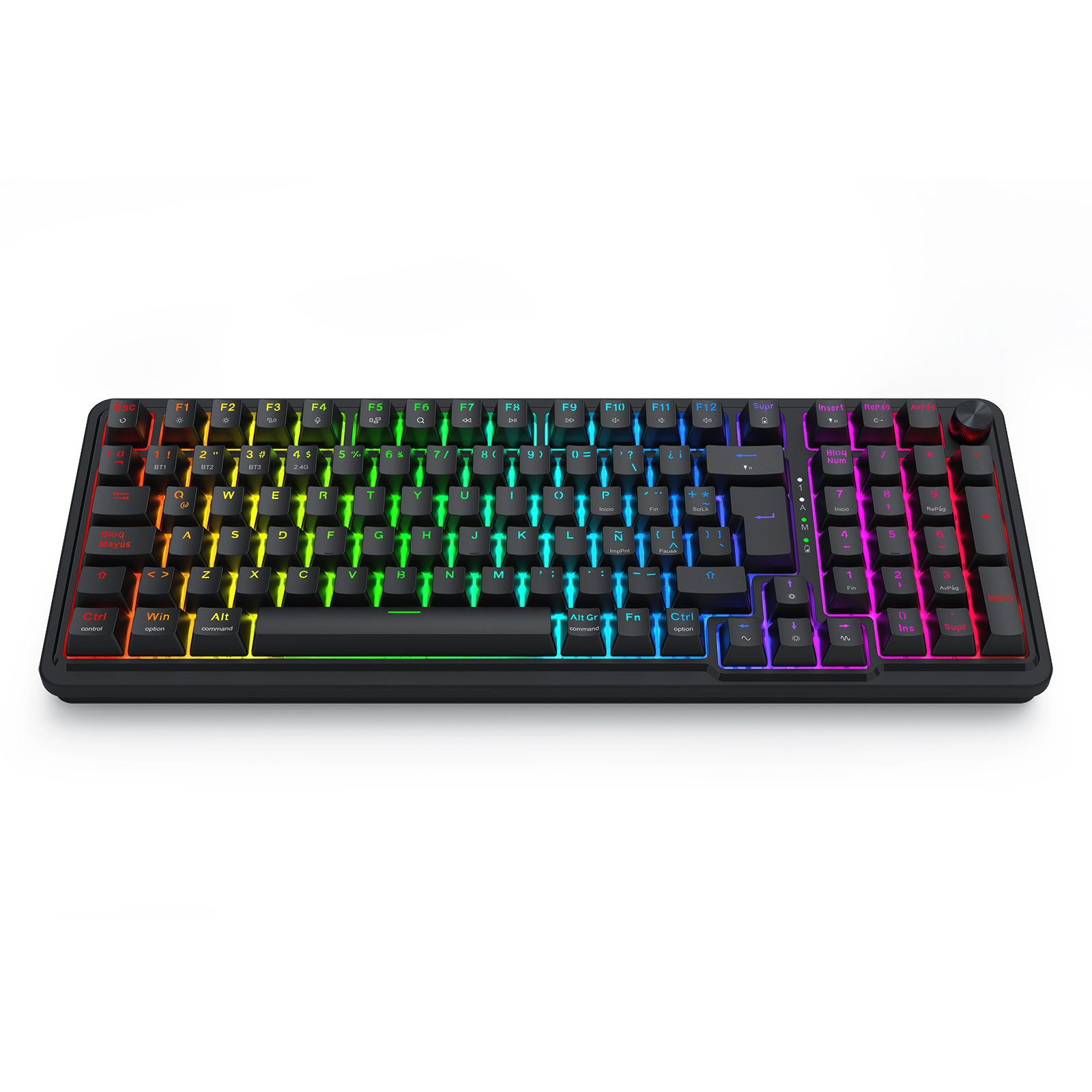 Teclado Mecánico Redragon Eisa 96% RGB negro sw red / español 2