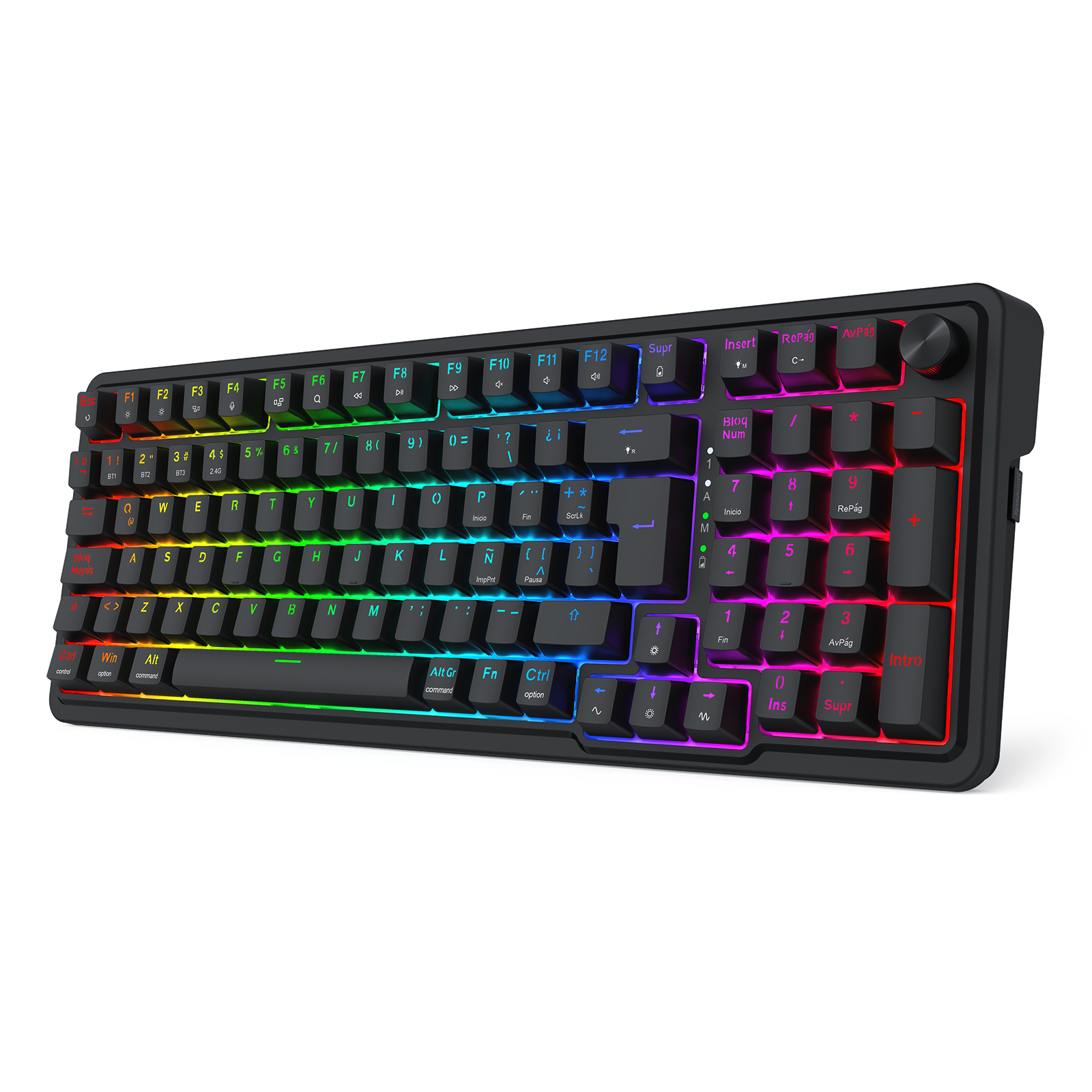 Teclado Mecánico Redragon Eisa 96% RGB negro sw red / español 6