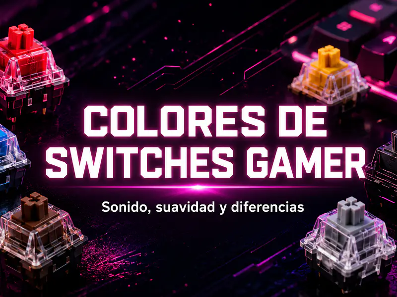 Colores de Switches en Teclados Gamer | Guía VGamers