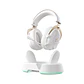 Audífonos MCHOSE V9 Turbo Magnetic Wireless Gaming Headset blanco/Dorado - Miniatura 2