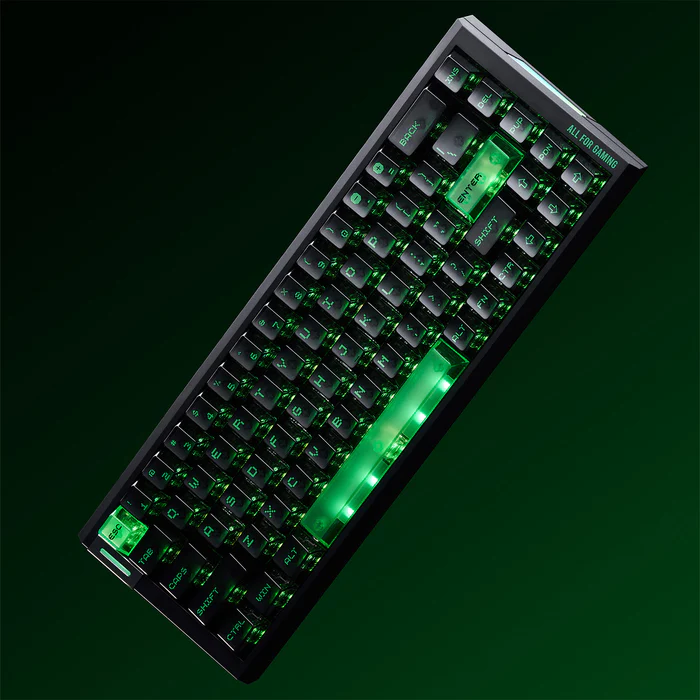 Teclado Gamer ATK RS6 Air Hall Effect Wired negro 3