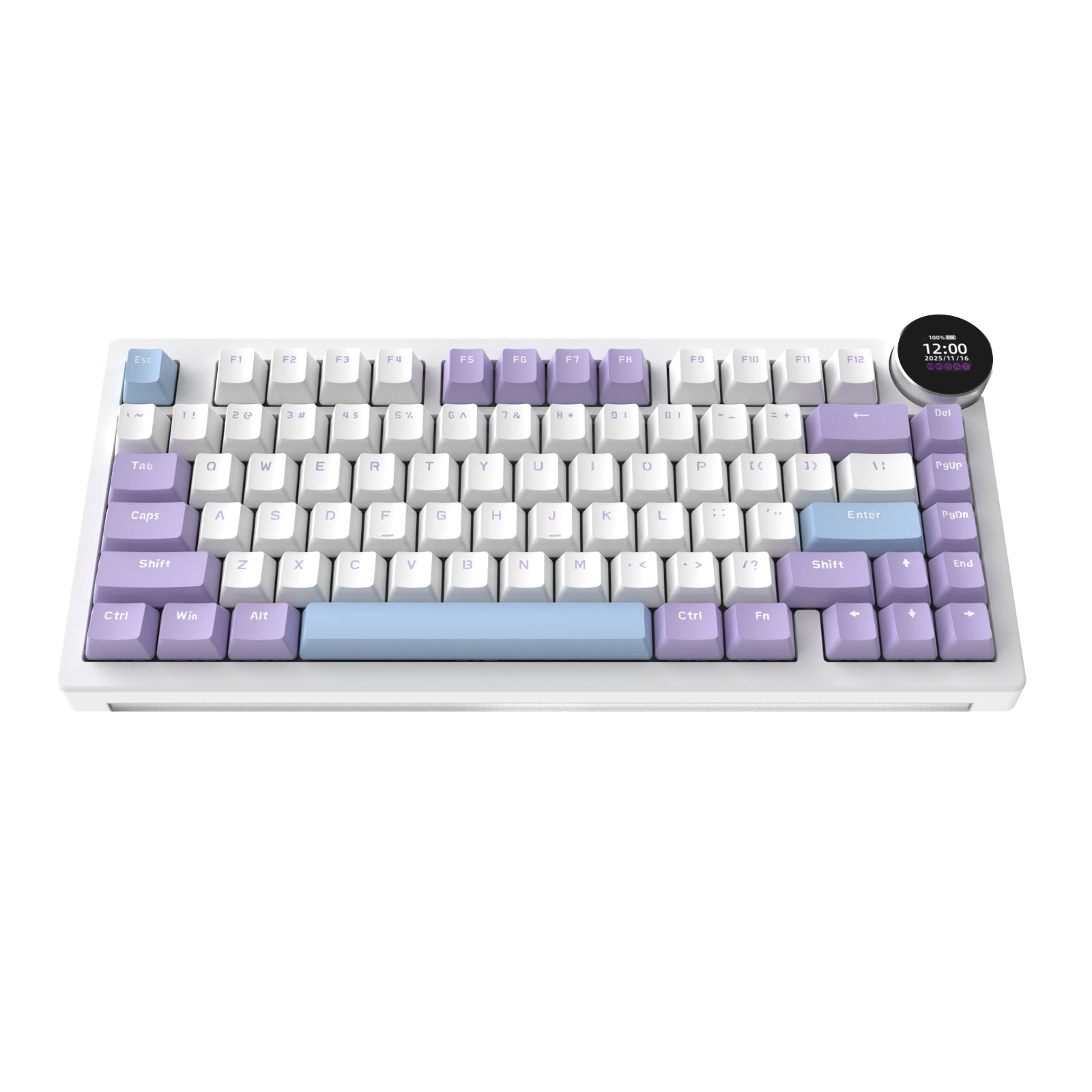 teclado Magnético AJAZZ AK680 V2   tri mode –  Switch  Arctic Isle | Blue White Blue  / us  3
