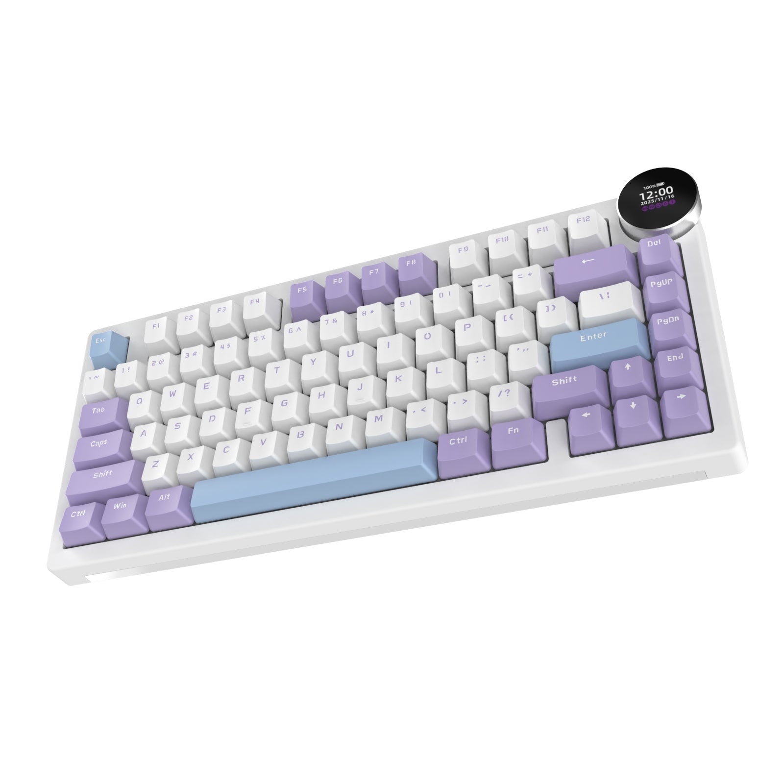 teclado Magnético AJAZZ AK680 V2   tri mode –  Switch  Arctic Isle | Blue White Blue  / us  4