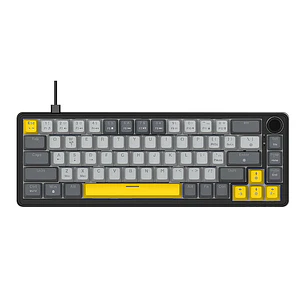 Teclado Mecánico AJAZZ AK690  – Sw Maillard MC  / Black Gray Yellow  / US 