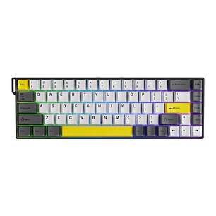 Teclado Magnético AJAZZ AK680 V2  –  Sw Arctic Isle /  Black Grey Yellow / US 