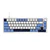 Teclado Mecánico Gamer AJAZZ AK690 Blue White 65% RGB Hot-Swap Maillard MC Switch con Perilla
