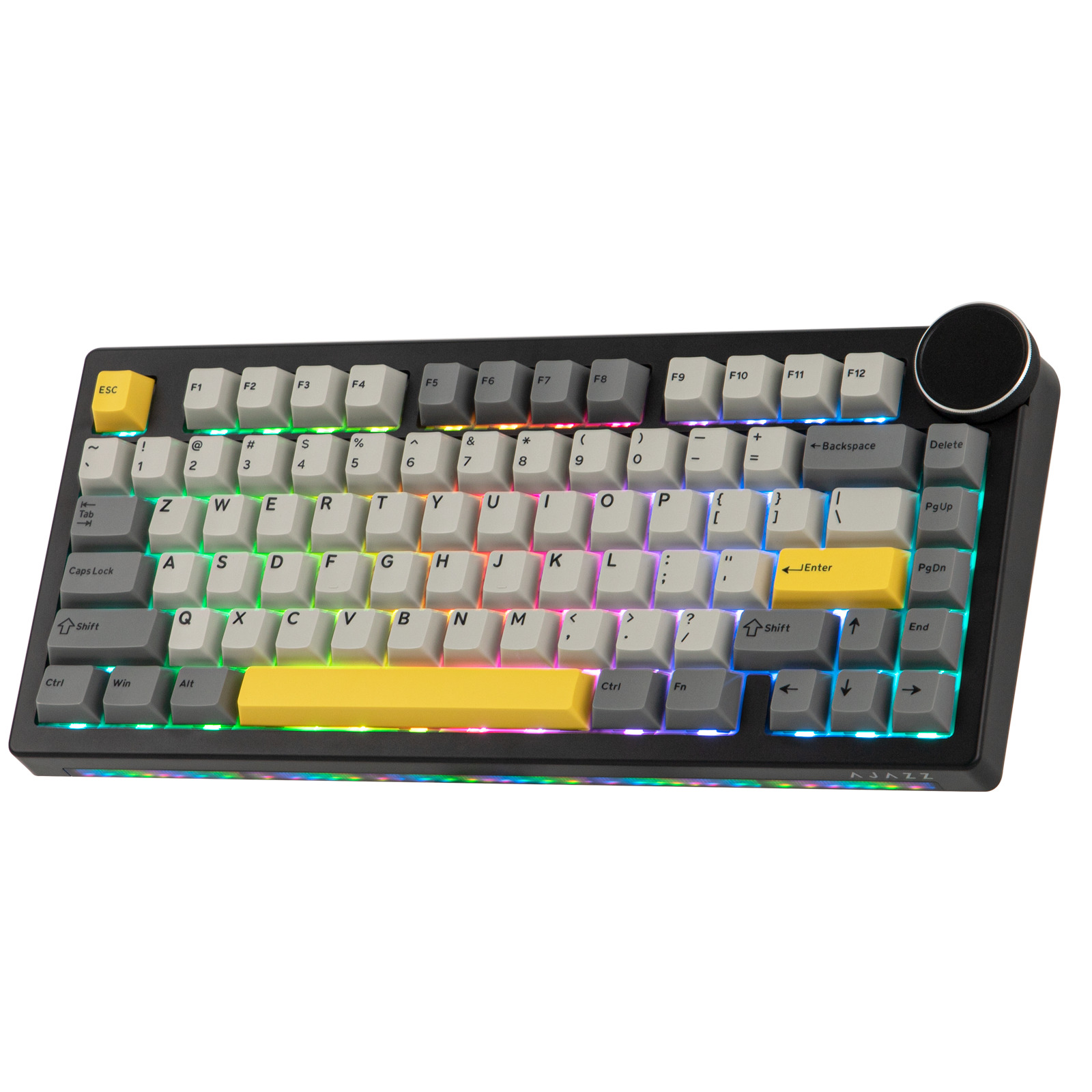 Teclado Mecánico AJAZZ AK820 V2 – Sw White Peach / Black Gray Yellow / us 2