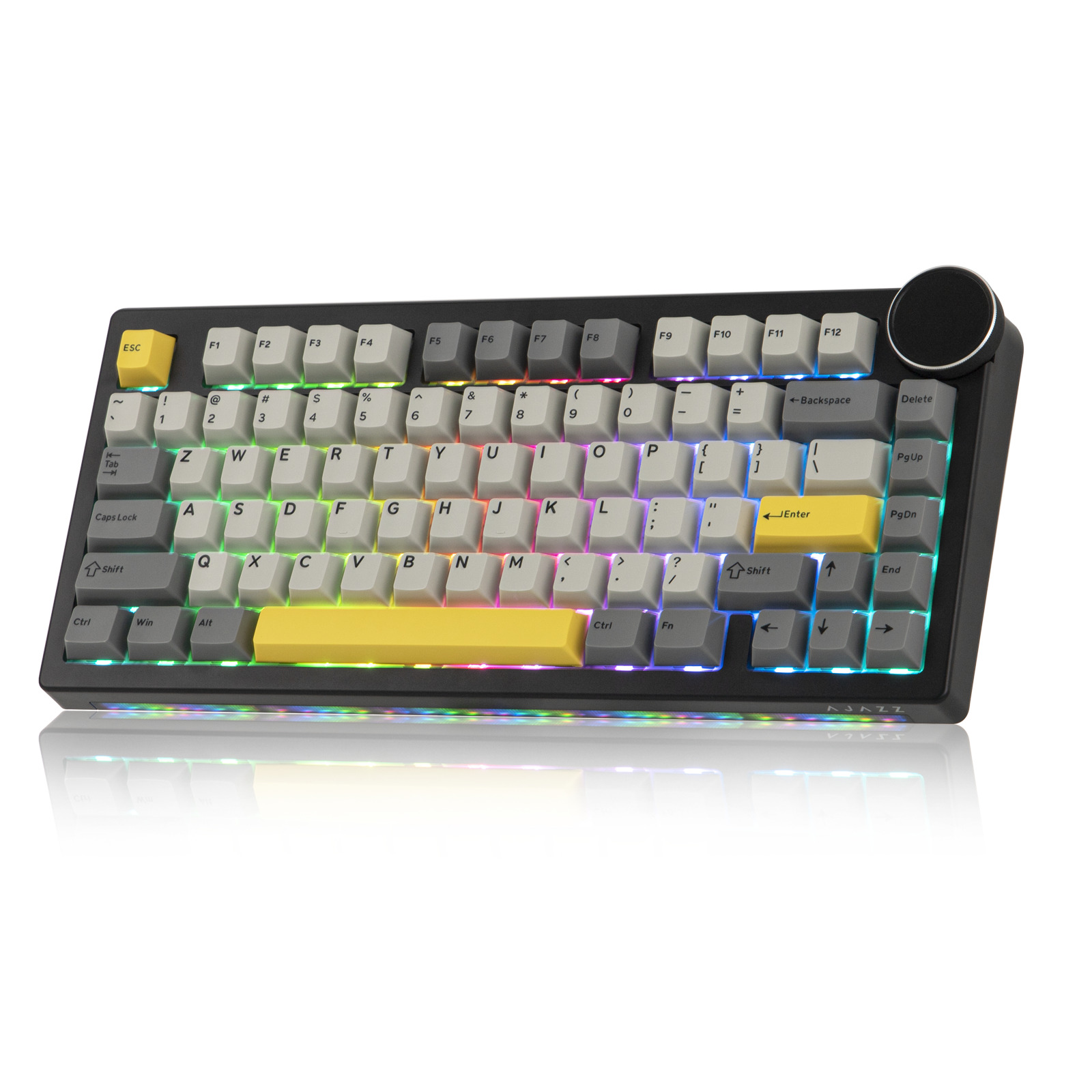 Teclado Mecánico AJAZZ AK820 V2 – Sw White Peach / Black Gray Yellow / us 3