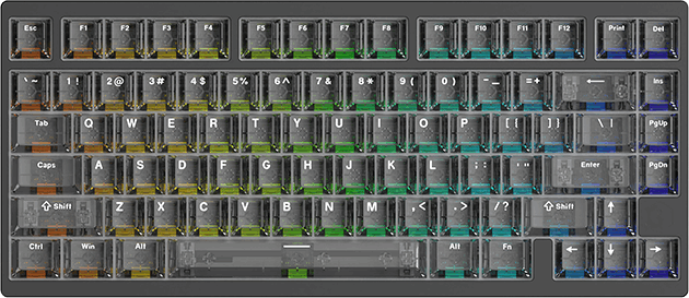 Teclado Gamer IROK MG75 Max Keyboard Black 1