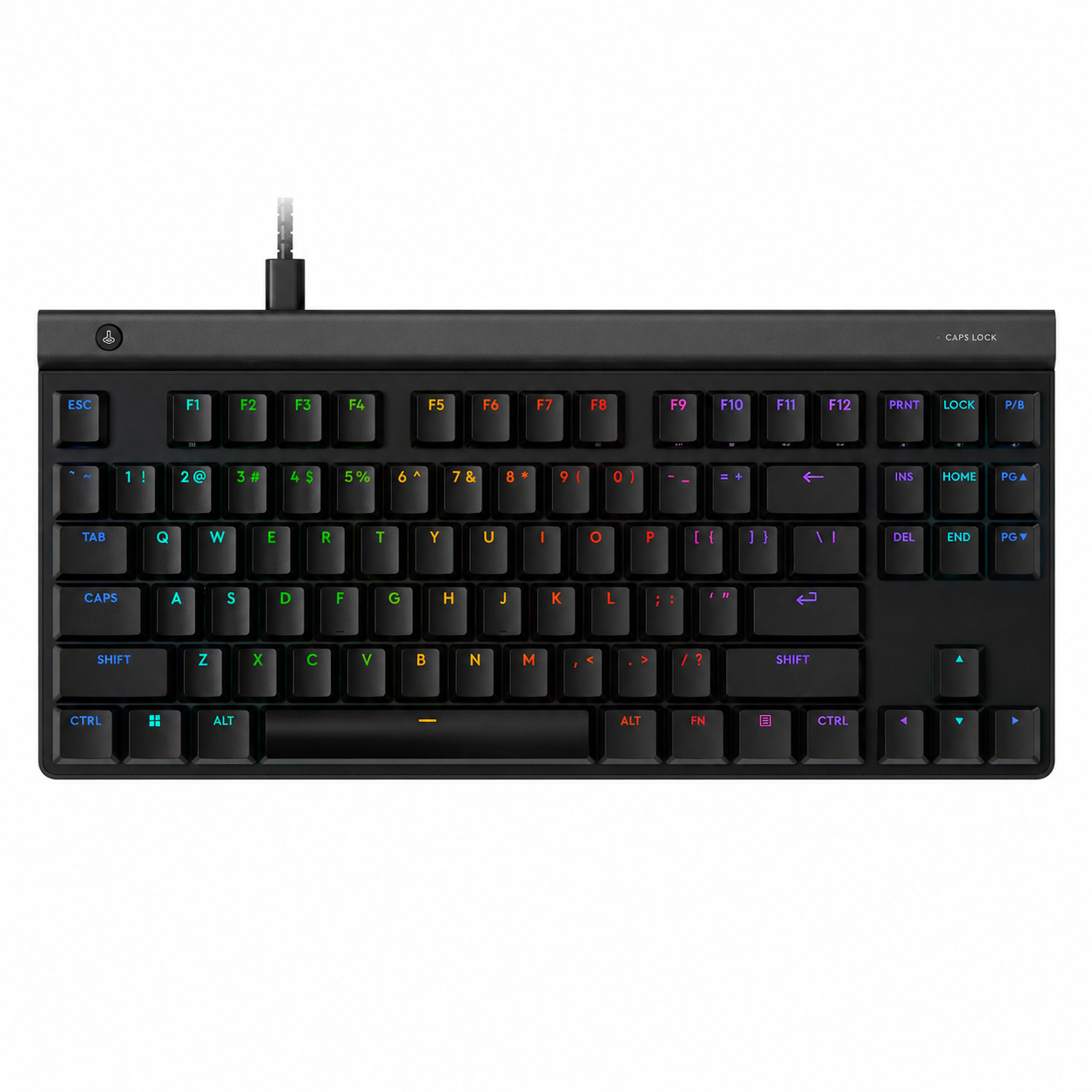 Teclado gamer Logitech G515 TKL black Alámbrico RGB  1