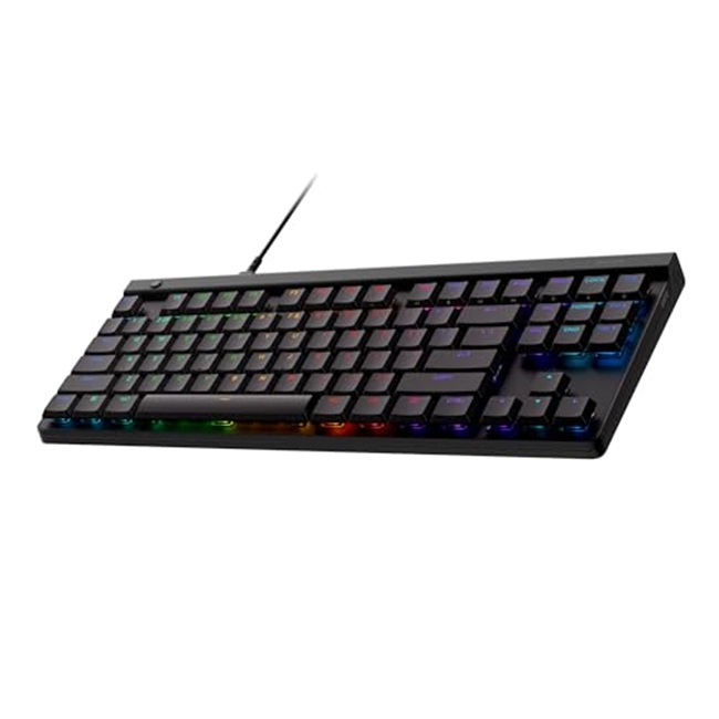 Teclado gamer Logitech G515 TKL black Alámbrico RGB  2