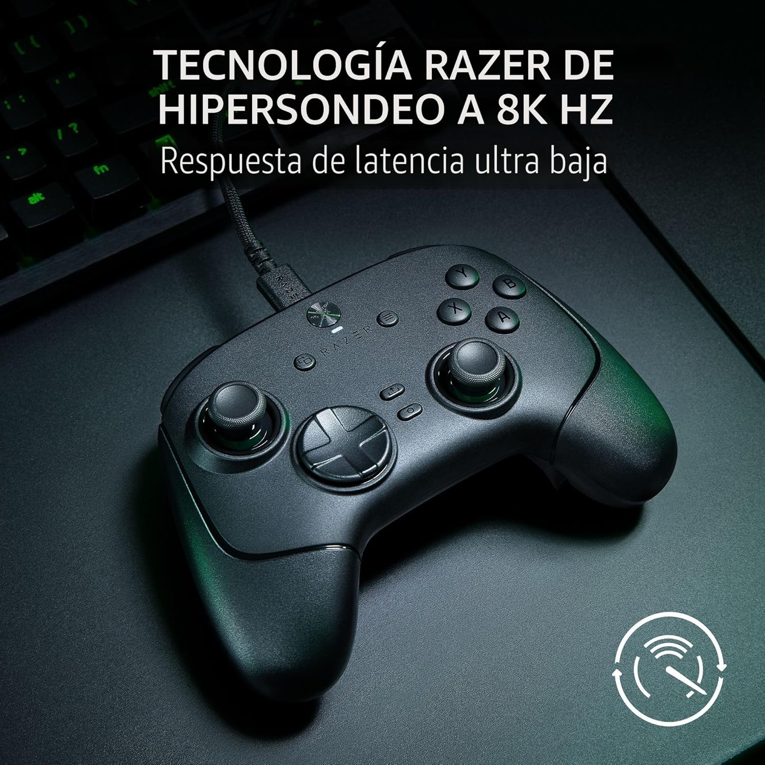 Control Razer Wolverine V3 Tournament Edition 8K PC cableado 8