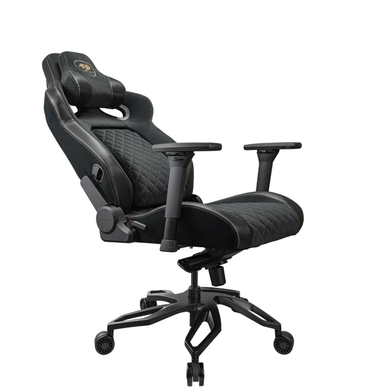 Silla Gamer Titan Pro V2 Gold F Terciopelo / 160 kg  2