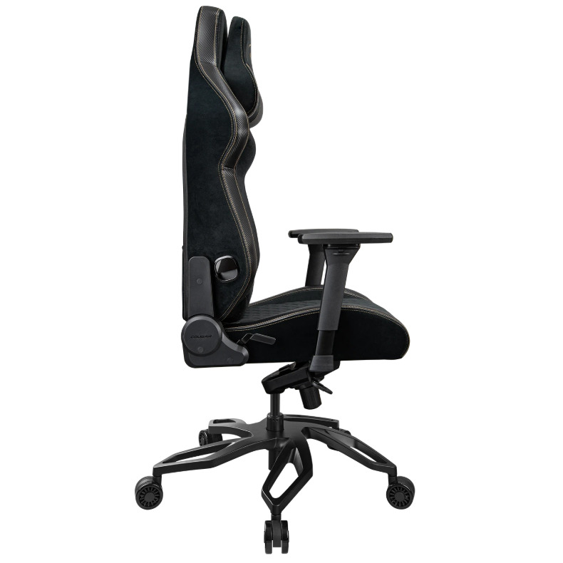 Silla Gamer Titan Pro V2 Gold F Terciopelo / 160 kg  3