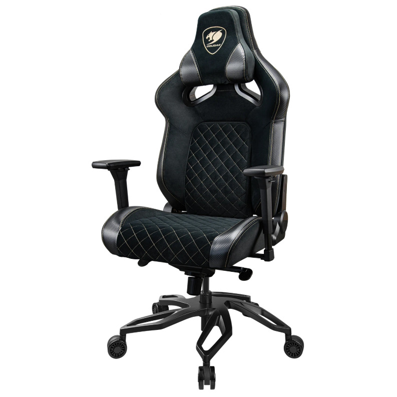 Silla Gamer Titan Pro V2 Gold F Terciopelo / 160 kg  4