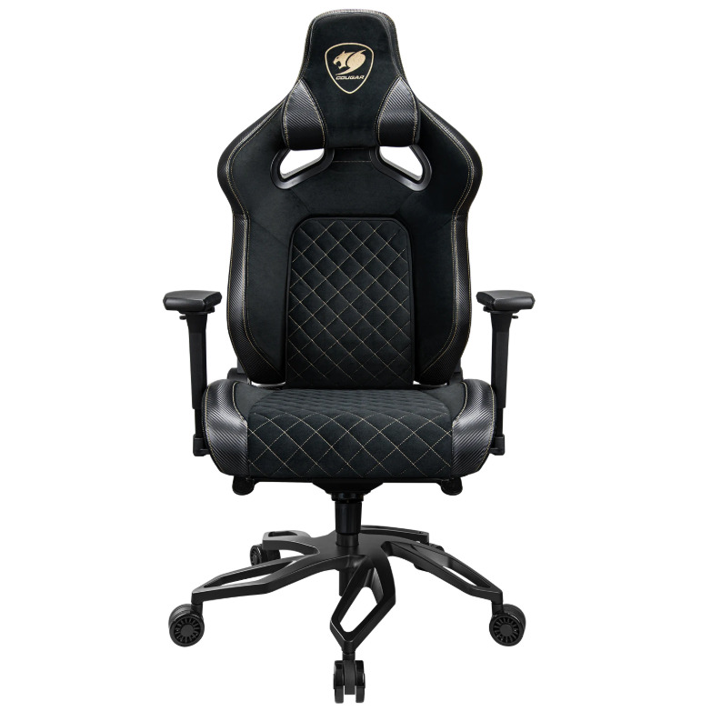 Silla Gamer Titan Pro V2 Gold F Terciopelo / 160 kg  1
