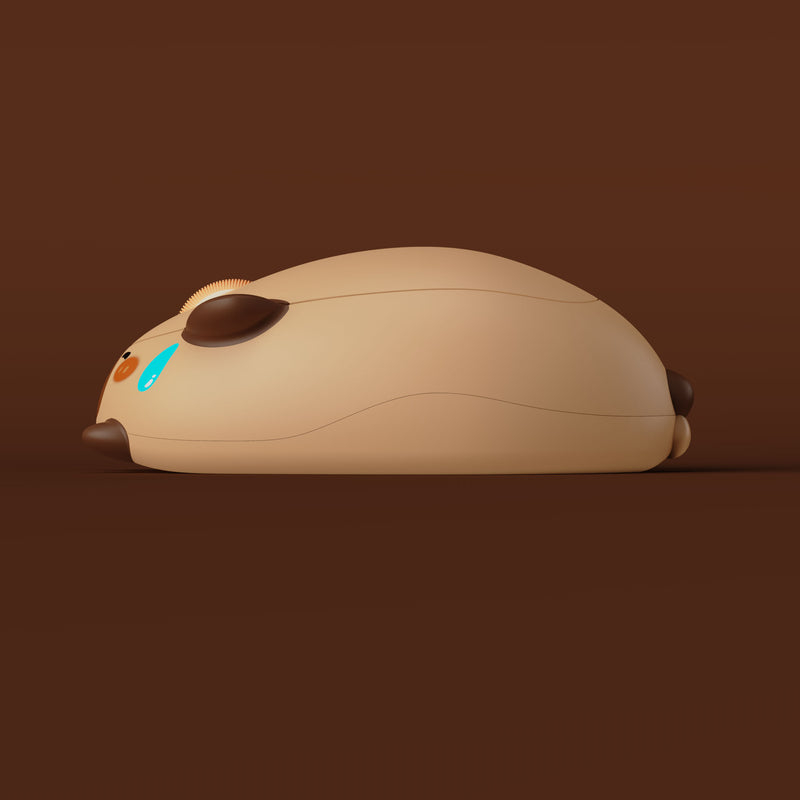 Akko Mouse multi-modo inalámbrico de CAPYBARA MARRON BT3.0/BT5.0/2.4G 2