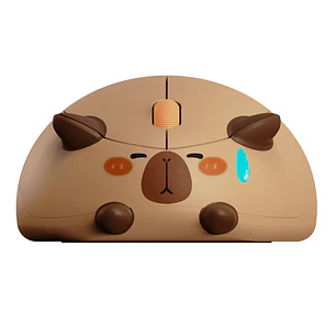Akko Mouse multi-modo inalámbrico de CAPYBARA MARRON BT3.0/BT5.0/2.4G
