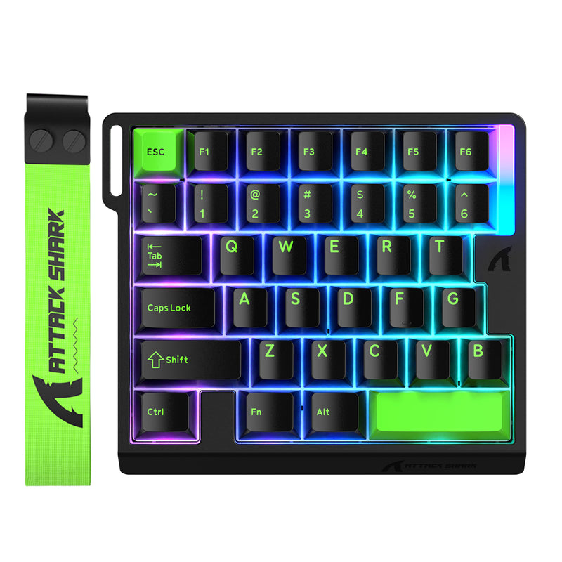 Teclado Gamer ATTACK SHARK M36 Black one-handed 1