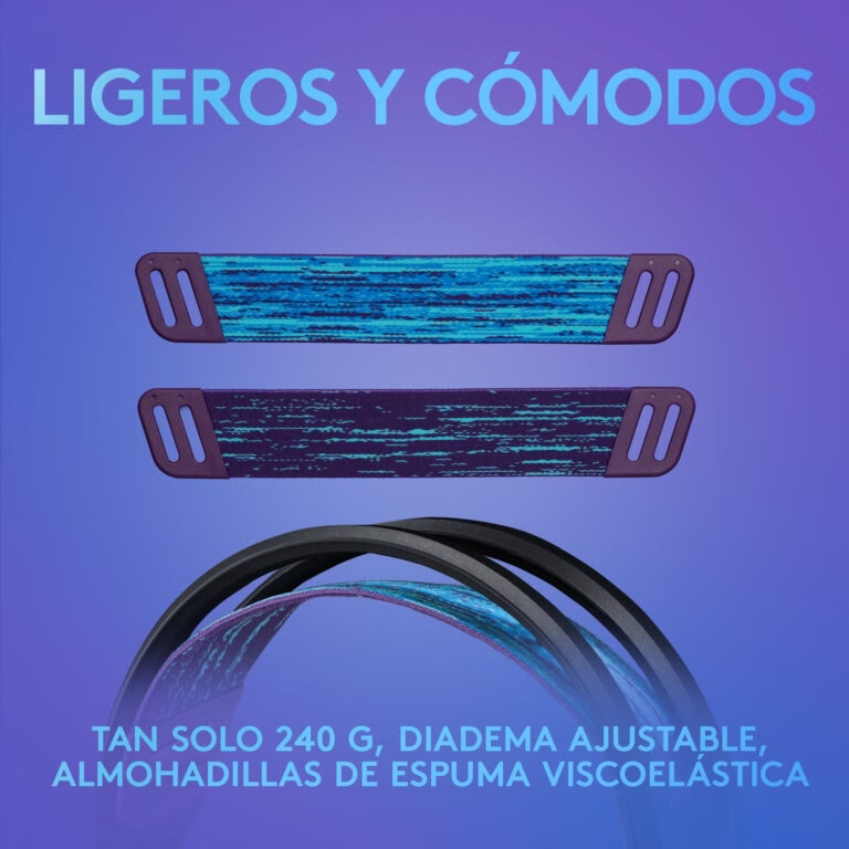 Audifonos Gamer Logitech G335 Negros jack 3.5 mm 2