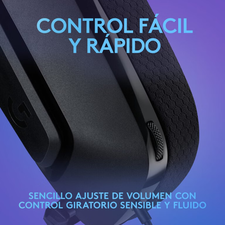 Audifonos Gamer Logitech G335 Negros jack 3.5 mm 4