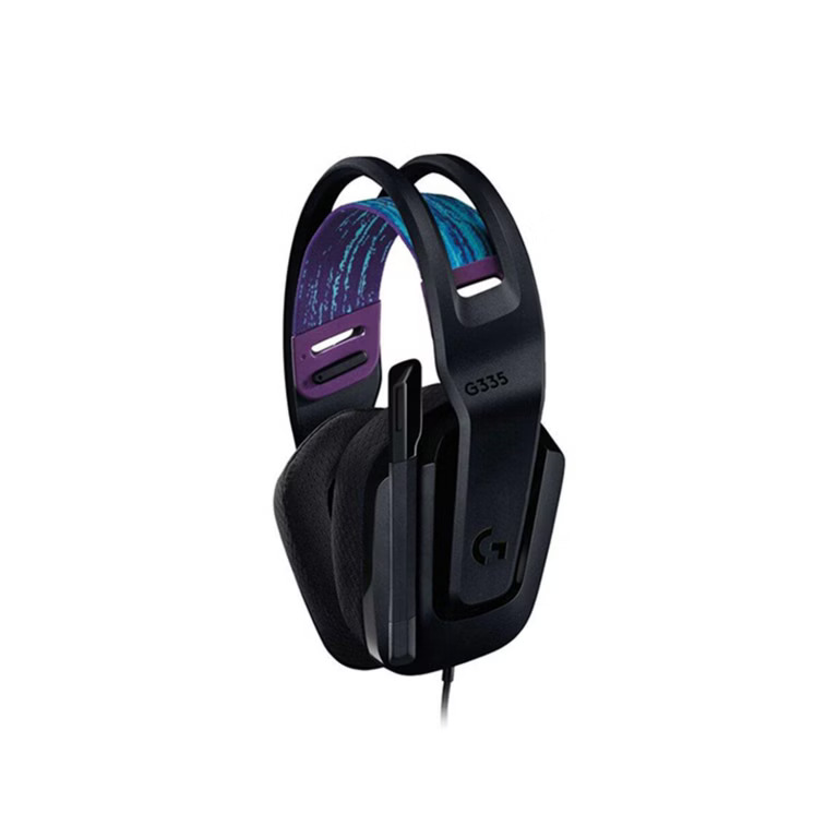 Audifonos Gamer Logitech G335 Negros jack 3.5 mm 8