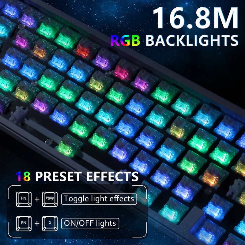 Teclado Gamer ATTACK SHARK X65 HE White Magnético 65% 8000Hz  / ingles 5