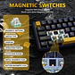 Teclado Gamer ATTACK SHARK X65 HE Starry black Magnético 65% 8000Hz / ingles  - Miniatura 4