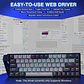 Teclado Gamer AULA WIN68HE Pro White Black Magnético 8000Hz / ingles - Miniatura 3