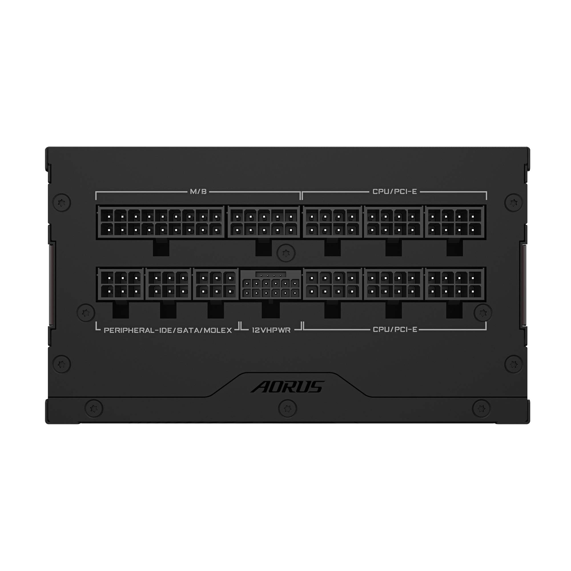 Fuente de Poder AORUS ELITE P1000W 80+ Platinum Modular PCIe 5.0 Negra 4