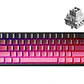 Teclado magnético Aula Win60 He 60% Gamer Rgb cableado color Blackberry Pink  - Miniatura 3