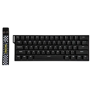 Teclado Gamer AULA MINI60 HE Black Magnético 60% / sin luz / ingles