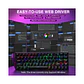 Teclado Aula Win66 He SW magnético 60% Gamer Rgb cableado color negro - Miniatura 3
