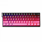 Teclado magnético Aula Win60 He 60% Gamer Rgb cableado color Blackberry Pink  - Miniatura 1