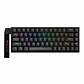 Teclado Aula Win68 He SW magnético 60% Gamer Rgb cableado color negro - Miniatura 1