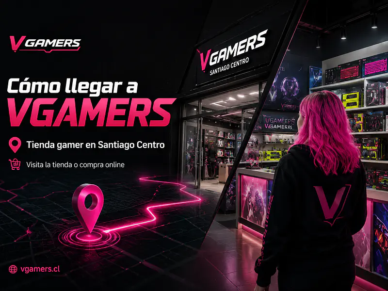 Cómo llegar a VGAMERS | Tienda gamer en Santiago Centro