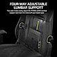 Silla Gamer Corsair TC500 LUXE Frost White Reclinable 160° - Miniatura 5