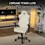 Silla Gamer Corsair TC500 LUXE Frost White Reclinable 160° 6