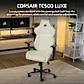 Silla Gamer Corsair TC500 LUXE Frost White Reclinable 160° - Miniatura 6