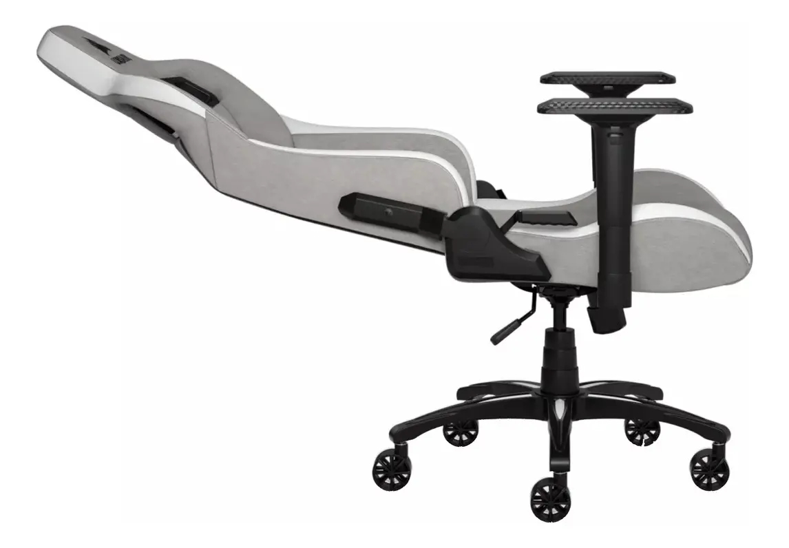 Silla Gamer Corsair T3 Rush White/Grey Reclinable 160° 4