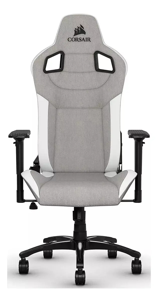 Silla Gamer Corsair T3 Rush White/Grey Reclinable 160° 1