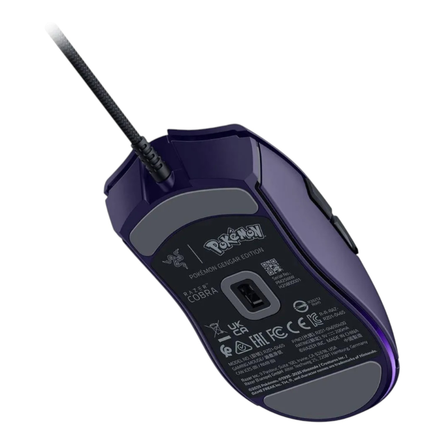 Mouse Gamer Razer Cobra Pokémon Gengar Edition 3
