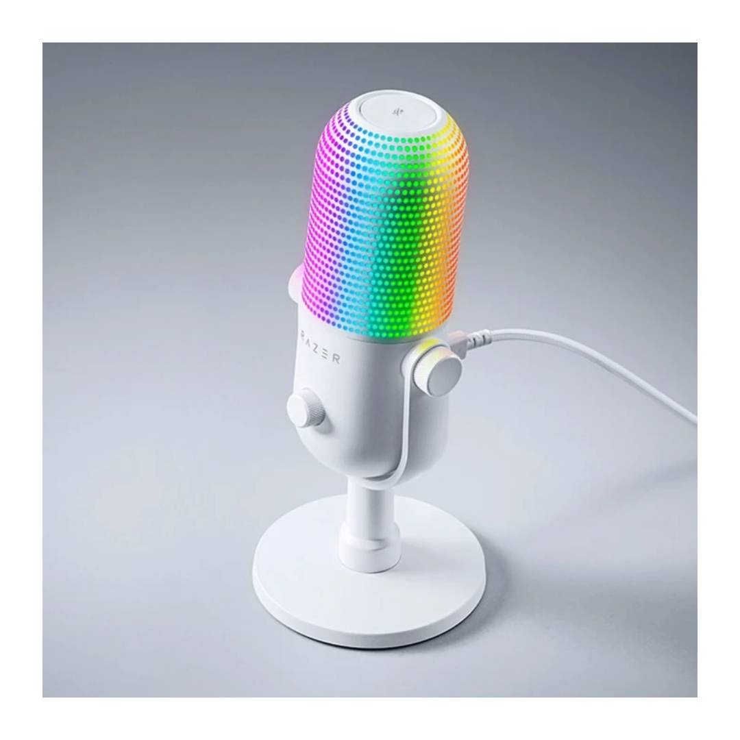 Micrófono Razer Seiren v3 Chroma, Color Blanco 2