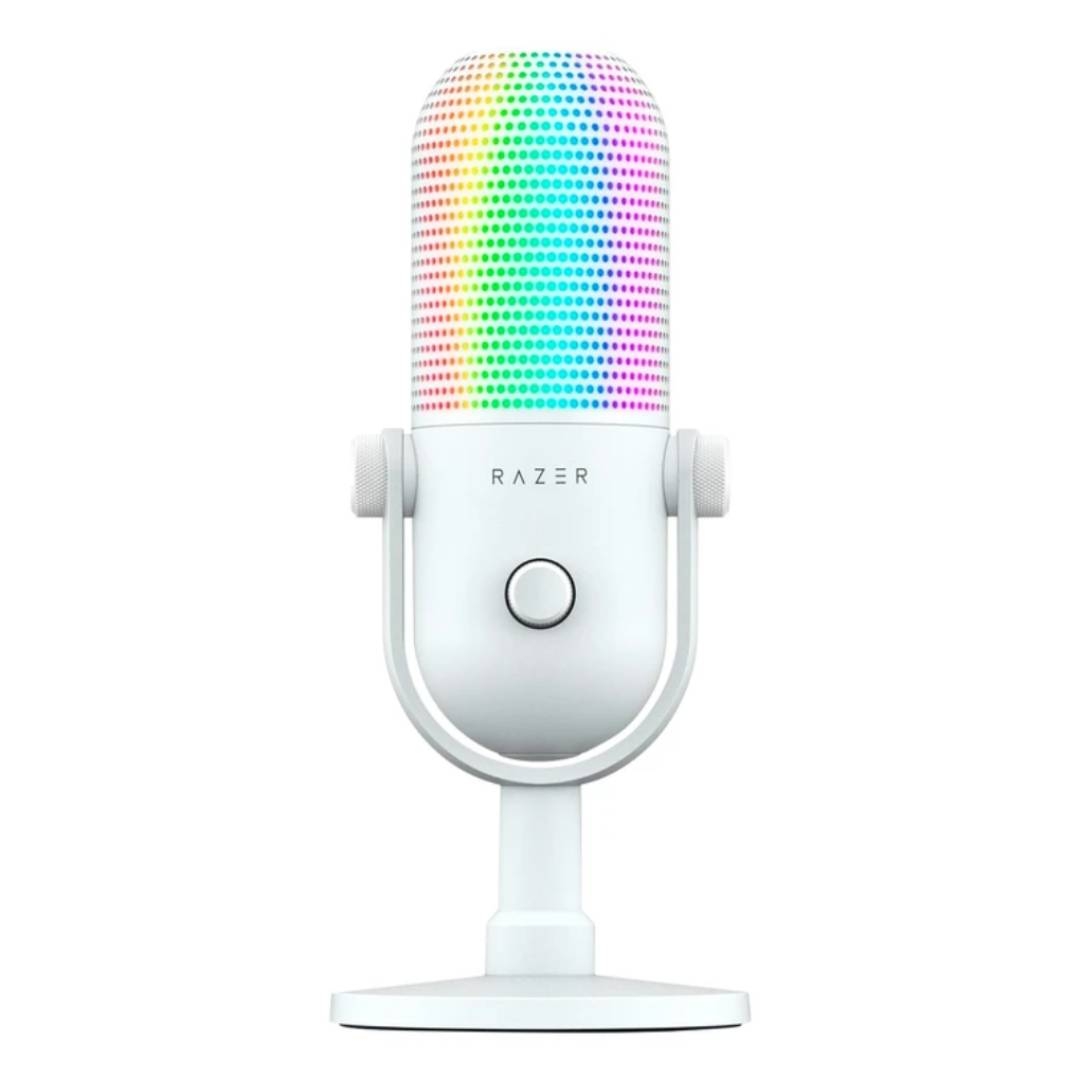 Micrófono Razer Seiren v3 Chroma, Color Blanco 1