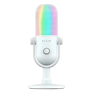 Micrófono Razer Seiren v3 Chroma, Color Blanco