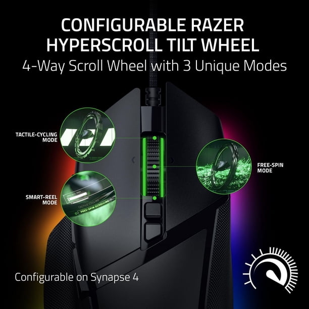 Mouse Gamer Razer Basilisk V3 35K Black Cableado RGB 5